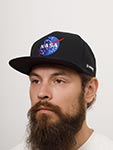 Бейсболка CAPSLAB арт. CL/NASA/1/US2 NASA (черный)